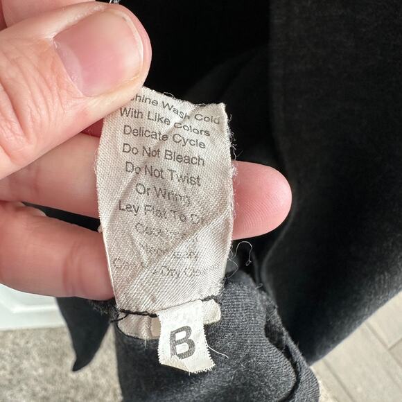 cabi gray double breasted coat womens large soft stretch jacket work casual fall - Picture 5 of 9